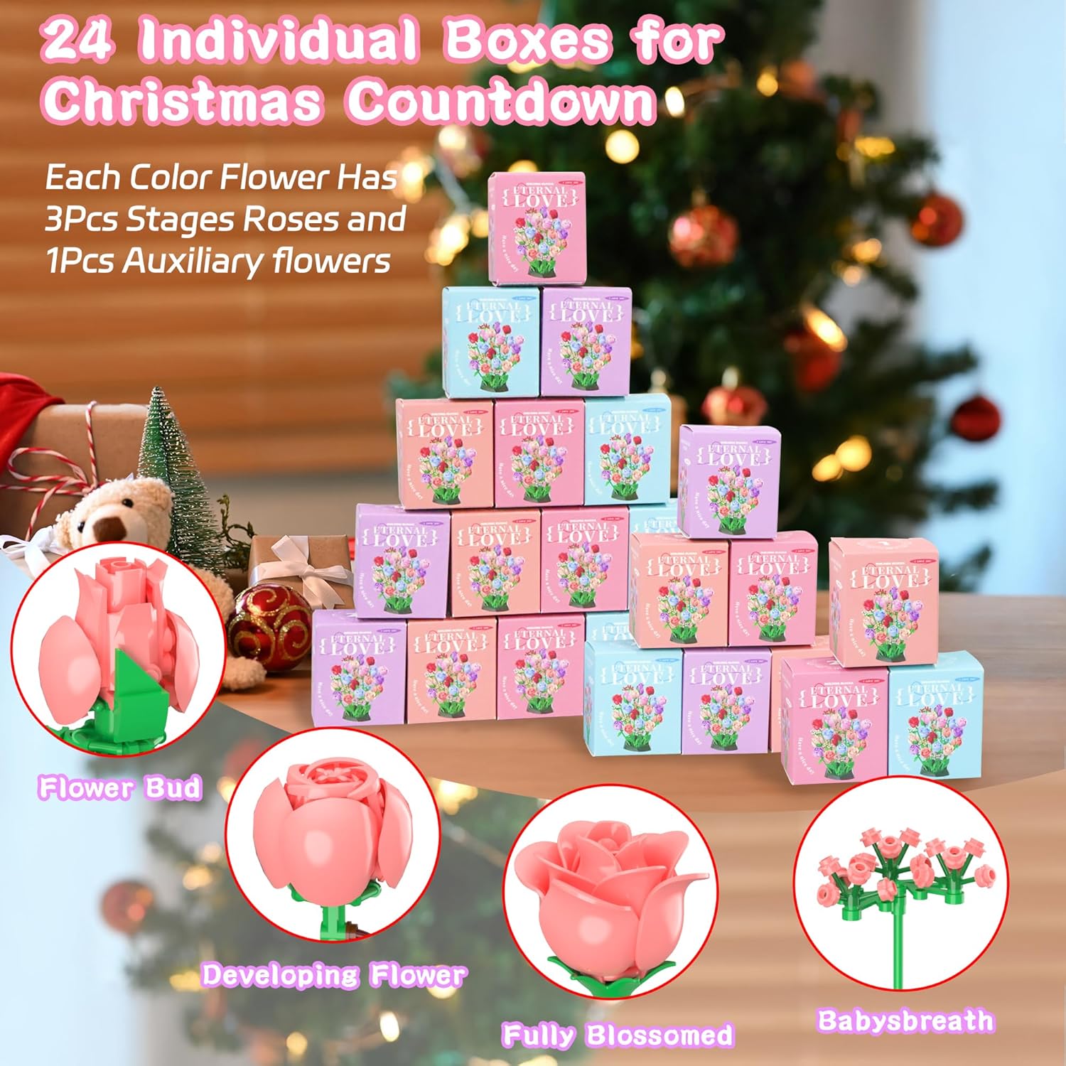 Flower Building Bricks For All Ages